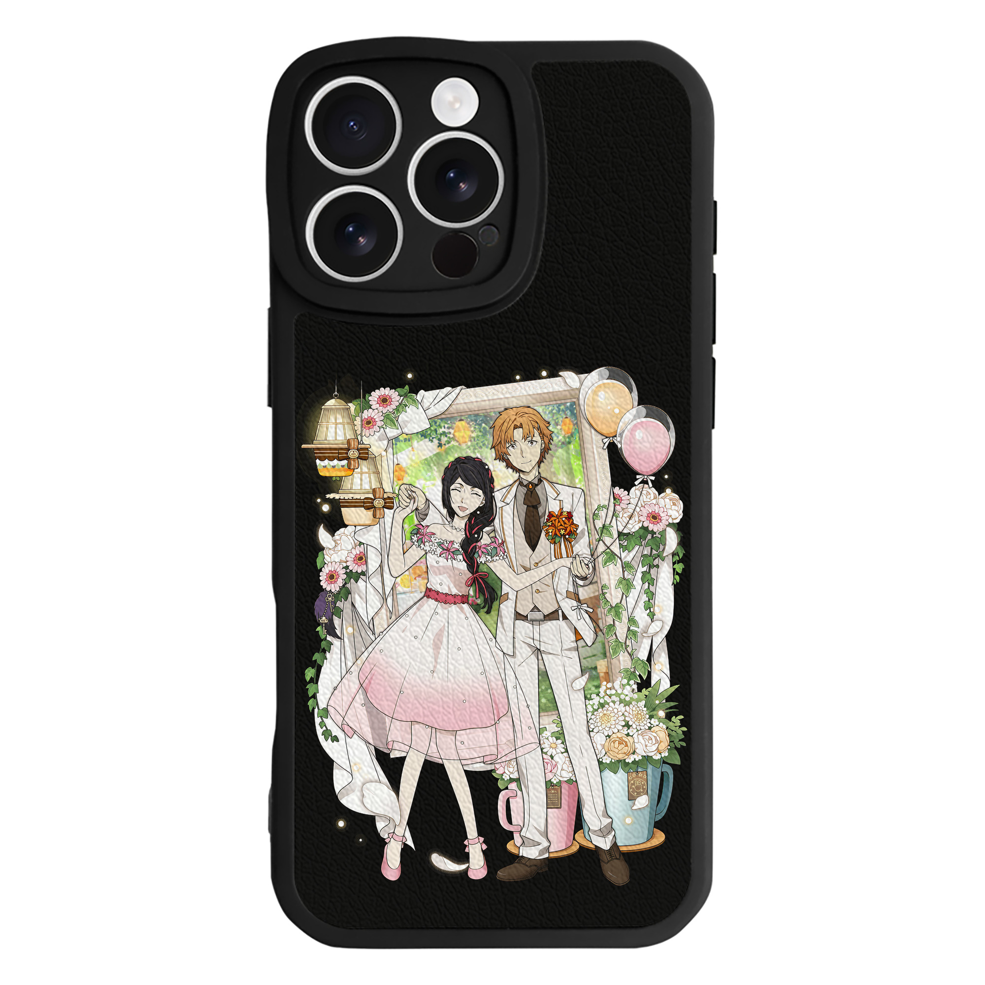 （画像用） 文豪ストレイドッグス Bungo Stray Dogs 【iPhone 16シリーズ対応】シリコンスマホケース（レザー調） 材質：シリコン